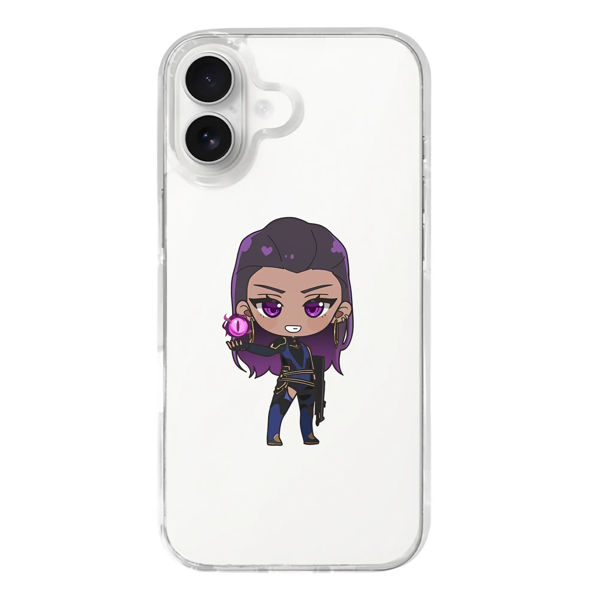 VALORANT グッズ,レイナ - iPhone 17シリーズ 透明スマホケース – 薄型・耐衝撃・精密フィット保護カバー